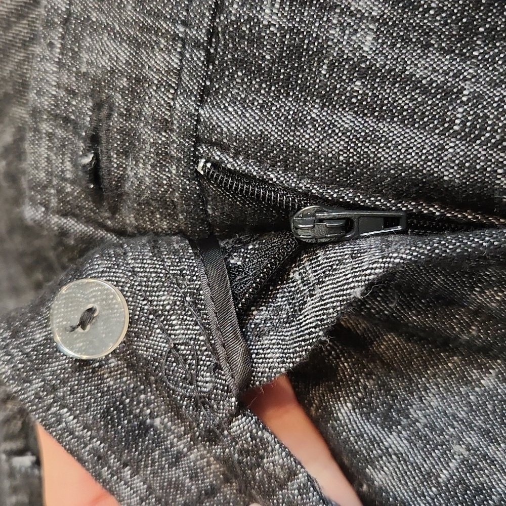 Sandro Heather Black‎ and Gray Cropped Pants Size 6P - Picture 7 of 12